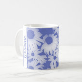 Lavender Daisies Persönliche Tasse (Vorderseite Links)