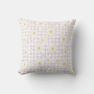 Lavender Daisy Spring Kissen