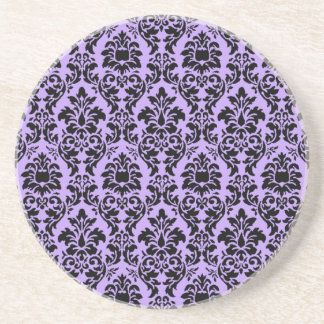 Lavender Damask Sandstein Untersetzer