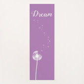 Lavender Dandelion Yoga Mat Yogamatte (Vorderseite)