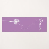 Lavender Dandelion Yoga Mat Yogamatte (Vorderseite (Horizontal))