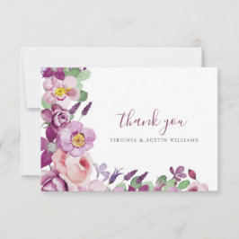 Lavender Danke-Card Dankeskarte