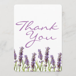 Lavender Dankeschön Karte
