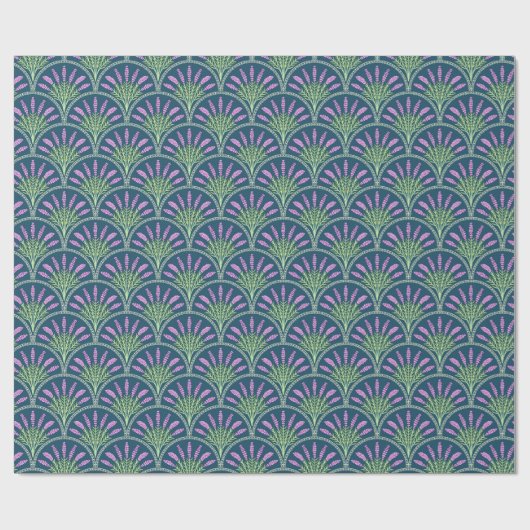 Lavender - Dark Background Geschenkpapier (Flach)