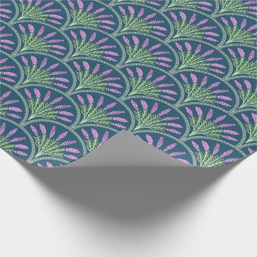 Lavender - Dark Background Geschenkpapier (Ecke)
