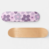 Lavender Dasies Retro Dream #1 #retro #decor #art Skateboard (Horizontal)