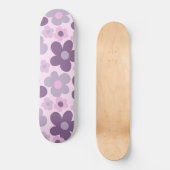 Lavender Dasies Retro Dream #1 #retro #decor #art Skateboard (Vorderseite)