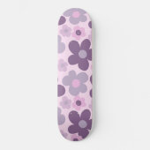 Lavender Dasies Retro Dream #1 #retro #decor #art Skateboard (Vorderseite)