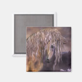 Lavender Dawn Art Magnet (Vorderseite/Rückseite)