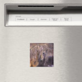 Lavender Dawn Art Magnet (In Situ (Geschirrspüler))
