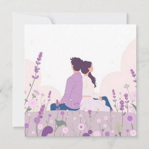 Lavender Daydream Einladung