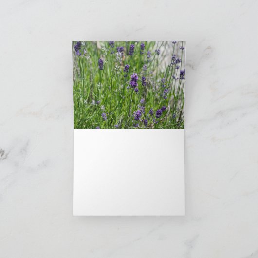 Lavender Delight Dankeskarte (Innenseite)