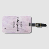 Lavender Delite Colorguard Band Trip Gepäckanhänger (Vorderseite (Horizontal))