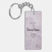 Lavender Delite Tance Team Band Trip Pers. Schlüsselanhänger (Vorderseite links)