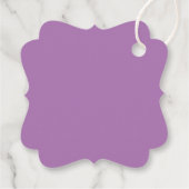 Lavender denken Sie an mich Feier des Lebens Kerze Geschenkanhänger (Rückseite)