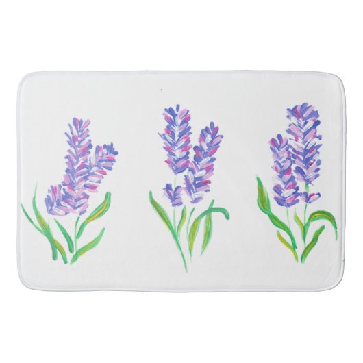 Lavender Design Bath Mat Badematte (Vorderseite)
