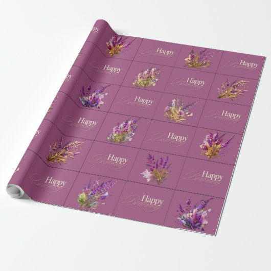 Lavender Design Geschenkpacker Geschenkpapier (Ungerollt)