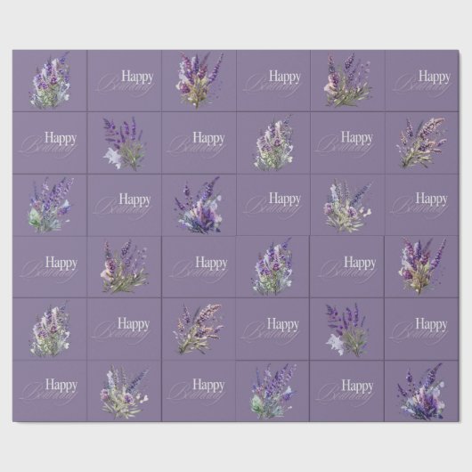 Lavender Design Geschenkpacker Geschenkpapier (Saum)