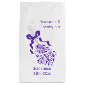 Lavender Design Wedding Kleine Geschenktüte (Vorderseite)