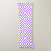 Lavender Diamond Muster Kissen (Vorderseite Vertikal)