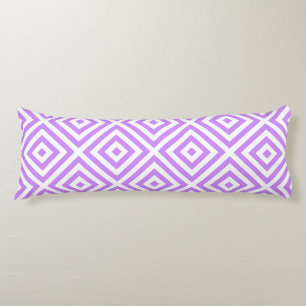 Lavender Diamond Muster Kissen