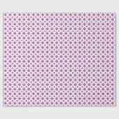 Lavender Diamonds on White Geschenkpapier (Flach)