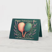 Lavender Dinks & Love Lobs 💘 Valentinstag Karte (Vorderseite)