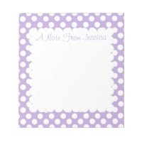 Lavender Dotty Polka Dots