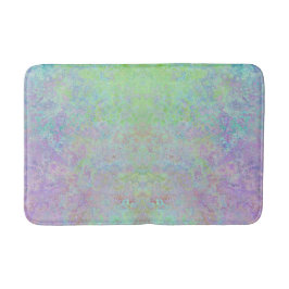 Lavender Dream Neon Pastel Alcohol Tinte Abstrakt Badematte
