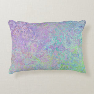 Lavender Dream Neon Pastel Alcohol Tinte Abstrakt Dekokissen