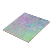 Lavender Dream Neon Pastel Alcohol Tinte Abstrakt Fliese (Seite)