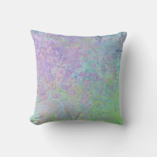 Lavender Dream Neon Pastel Alcohol Tinte Abstrakt Kissen
