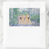 Lavender Dream Rechteckiger Aufkleber (Tasche)
