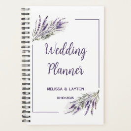 Lavender Dreams: Anpassbarer Hochzeitsplaner Planer