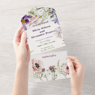 Lavender Dreams: Einladung zur Hochzeit von Anemon