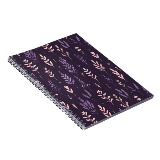 Lavender Dreams Pattern Notizblock (Rechte Seite)