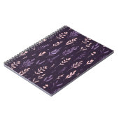 Lavender Dreams Pattern Notizblock (Linke Seite)