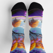 Lavender Dreams Under Jacaranda Skies, Socken (Oben)