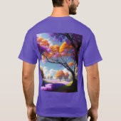 Lavender Dreams Under Jacaranda Skies, T-Shirt (Rückseite)