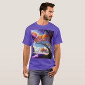 Lavender Dreams Under Jacaranda Skies, T-Shirt (Vorne ganz)