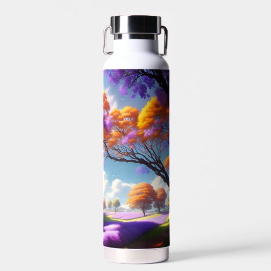 Lavender Dreams Under Jacaranda Skies, Trinkflasche (Vorne)