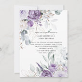 Lavender Dreams Wedding Einladung (Vorderseite)