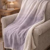 Lavender Dusk Fade Sherpa Blanket Sherpadecke
