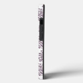 Lavender Elegant Damask Case-Mate iPhone Hülle (Rückseite / Links)