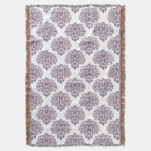 Lavender Elegant Damask Decke