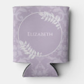 Lavender Elegant Damask Dosenkühler (Vorderseite)