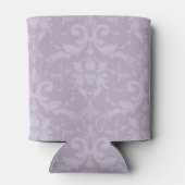 Lavender Elegant Damask Dosenkühler (Rückseite)