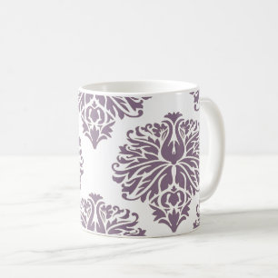 Lavender Elegant Damask Tasse