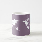 Lavender Elegante World Kaffeetasse (Mittel)