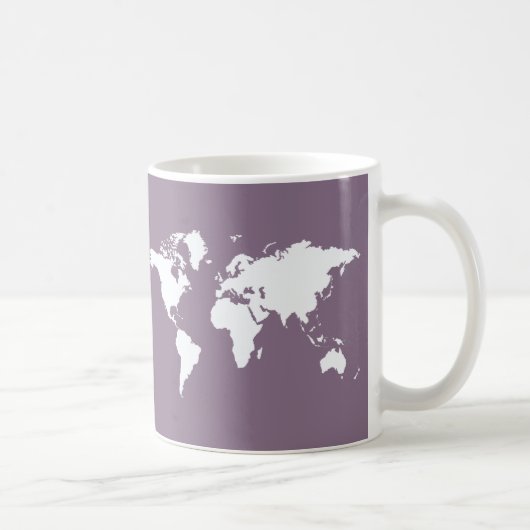 Lavender Elegante World Kaffeetasse (Rechts)